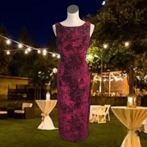 Y2K Burgundy Velvet Formal Dress
